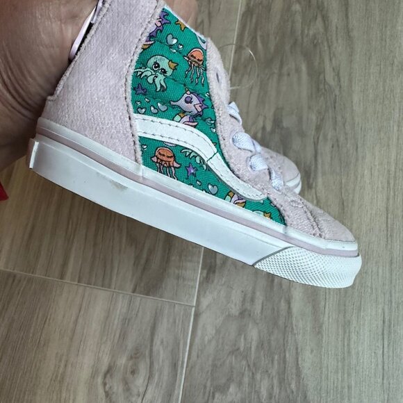 Vans Sea Party Sk8-Hi Zip NWOT 6.5 - Picture 5 of 5
